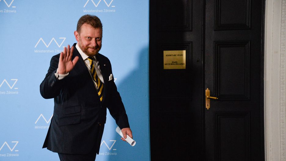 Konferencja Łukasza Szumowskiego. We wtorek 18 sierpnia ogłosił decyzję o podaniu się do dymisji