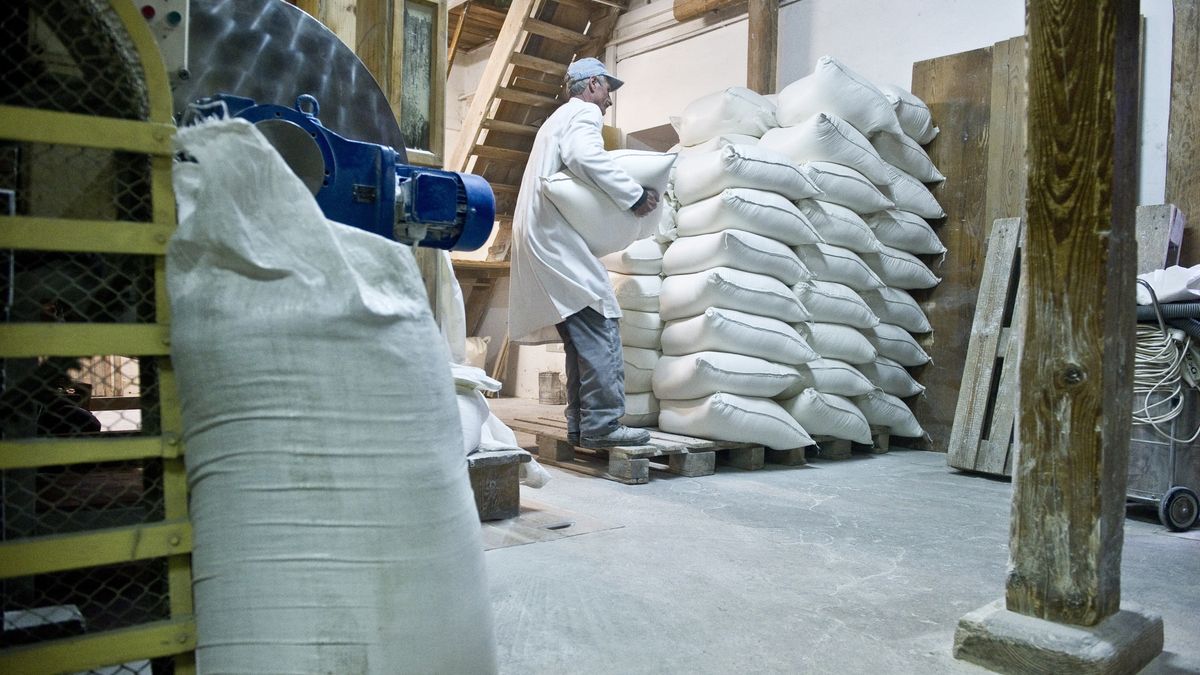 Praca w młynach mocno się zmieniła. Zdjęcie z 2011 r.