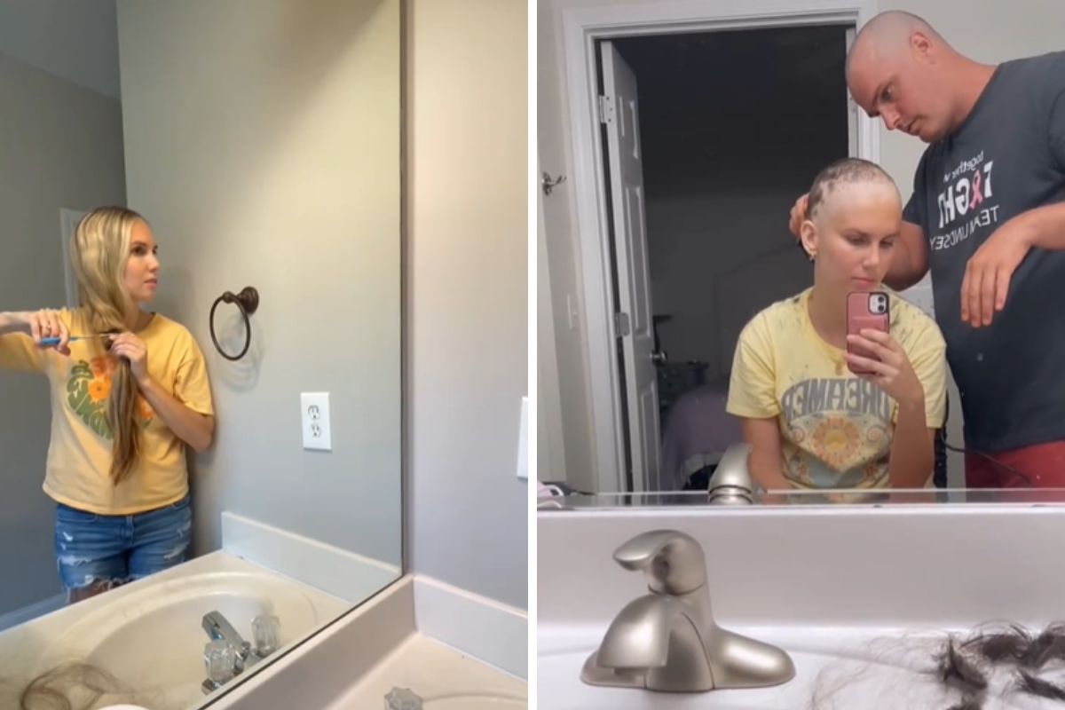 Musiała zgolić włosy