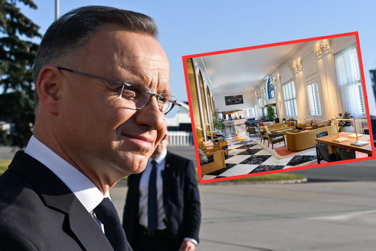 Andrzej Duda pławi się w luksusach. To tu zatrzymał się w Waszyngtonie