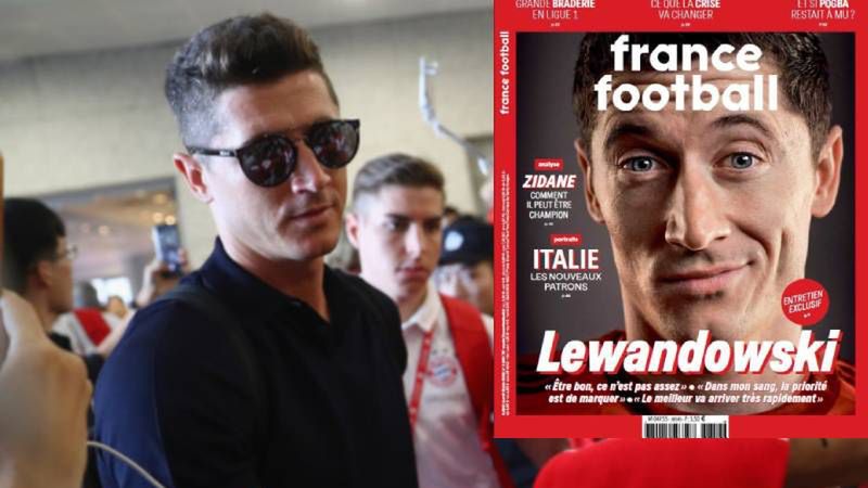 Getty Images / Alexander Hassenstein Getty Images / France Football / Robert Lewandowski na okładce France Football