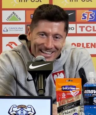 "Mam na imię Robert". Lewandowski zaskoczył na konferencji