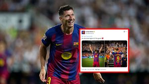 Niesie się wpis Barcelony. Nieprawdopodobne, jak nazwali Lewandowskiego