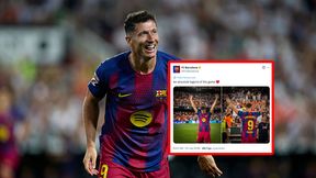 Niesie się wpis Barcelony. Nieprawdopodobne, jak nazwali Lewandowskiego