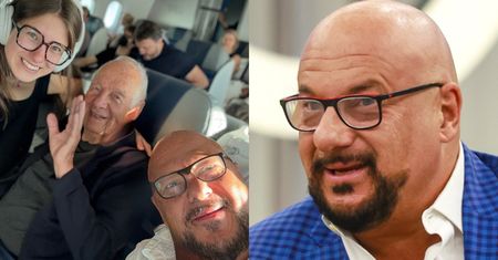 Piotr Gąsowski wrócił z wakacji w USA! Pokazał kadr z 93-LETNIM ojcem i córką: "Dziękujemy Panu Kapitanowi i całej załodze!"
