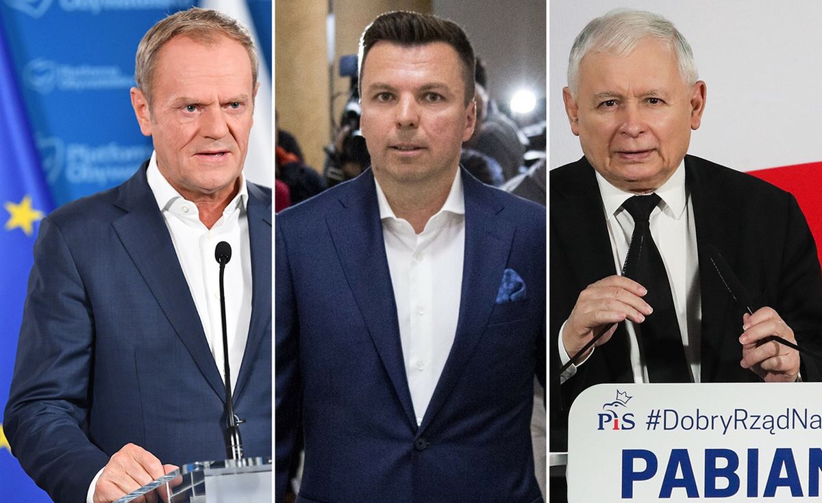 Donald Tusk, Marek Falenta, Jarosław Kaczyński. Lider PO oskarża PiS