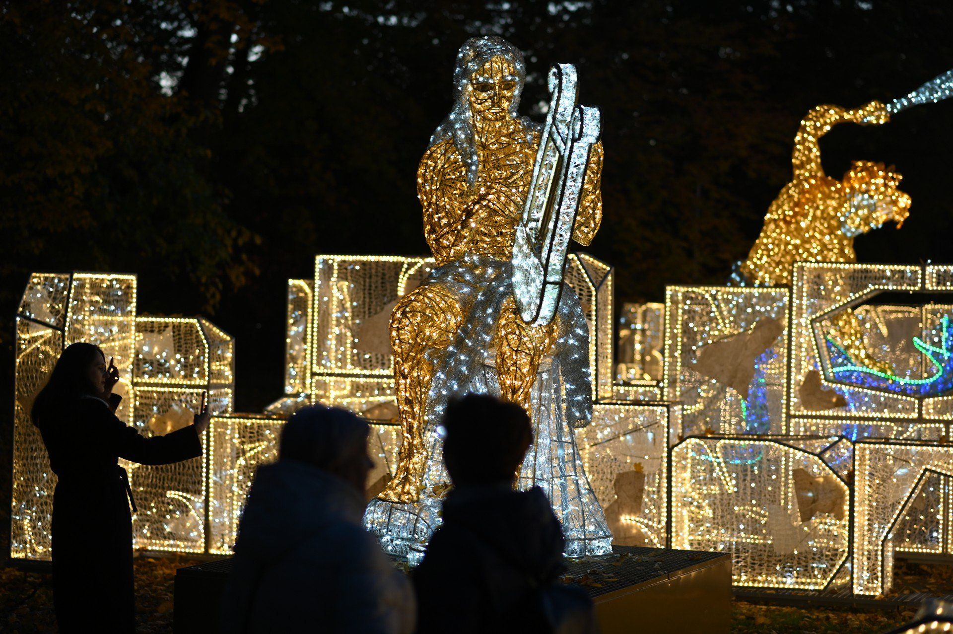 Królewski Ogród Świateł w Wilanowie w 2024.