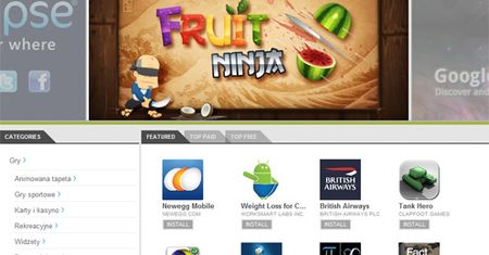 Problemy ze stroną Android Marketu