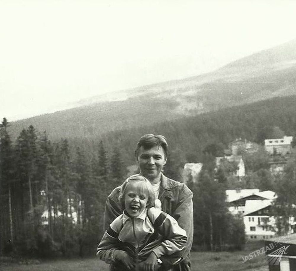 Maja Sablewska z ojcem