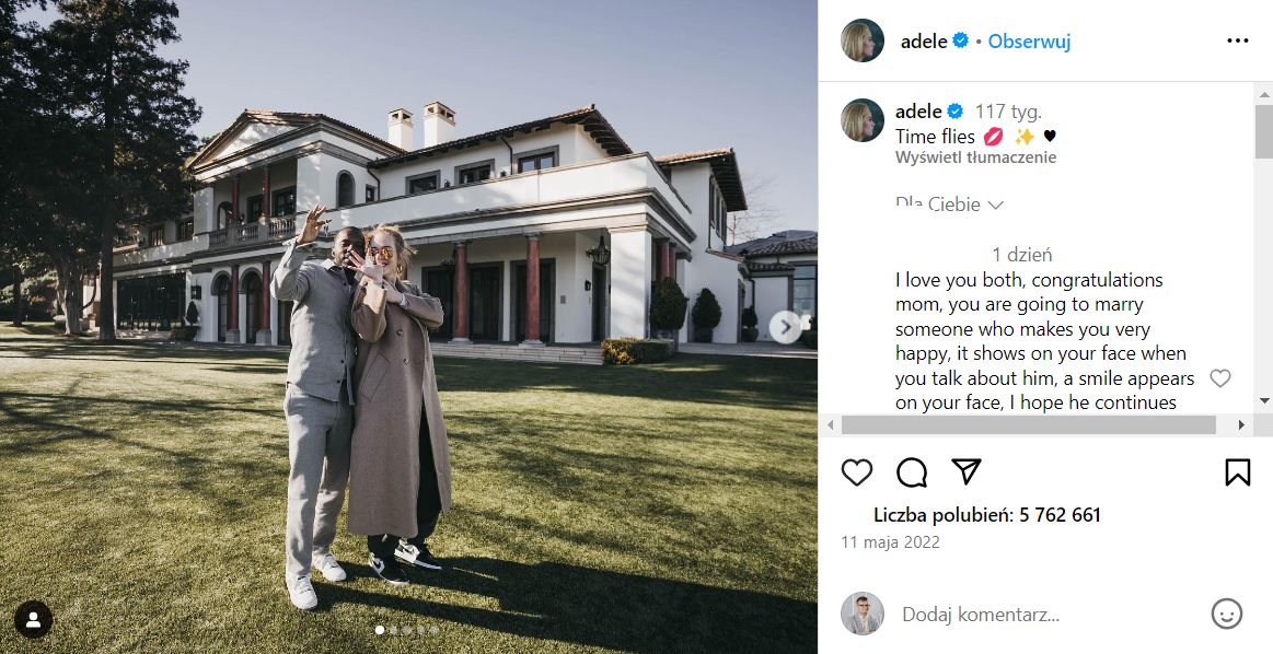 Adele potwierdziła swoje zaręczyny z Rich'em Paulem