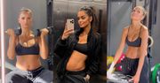 Klaudia El Dursi odsłania ciążowe krągłości, wyciskając siódme poty na siłowni