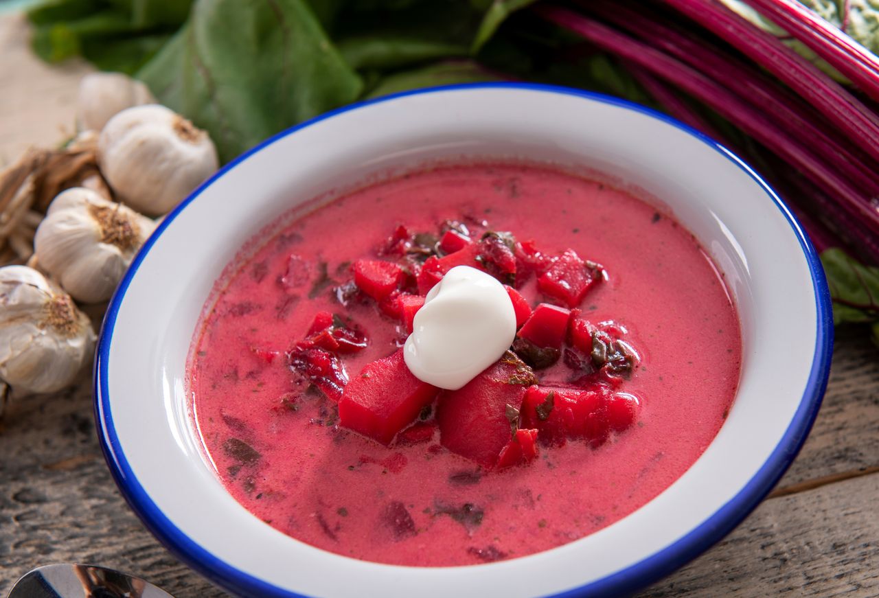 Creamy red borscht: A twist on a classic soup