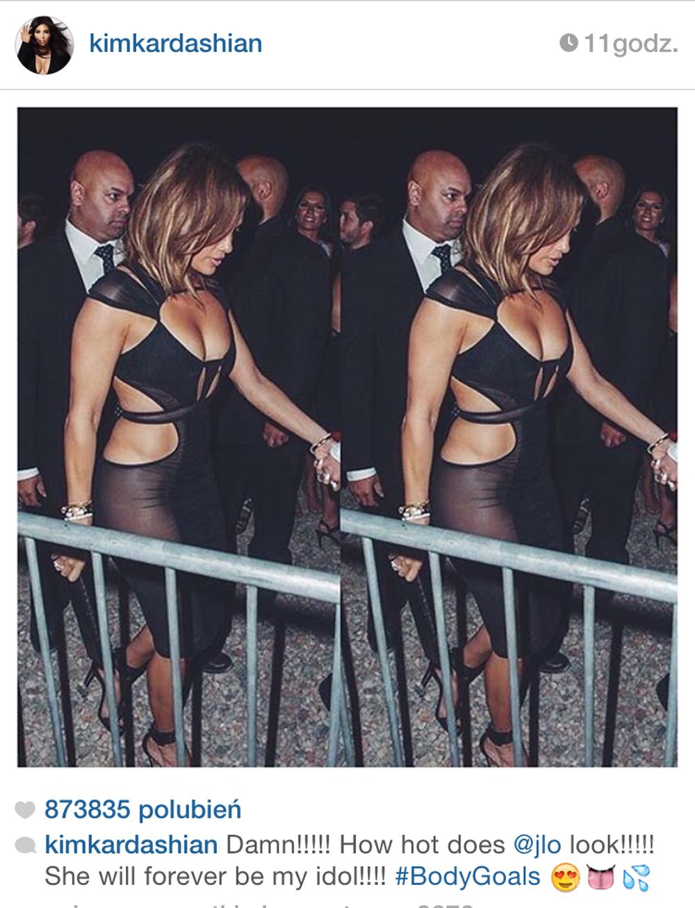 Kim Kardashian zachwyca się Jennifer Lopez