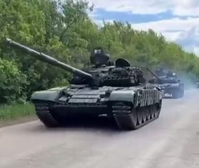 Polskie czołgi w ukraińskim konwoju. W sieci pojawiło się nowe nagranie