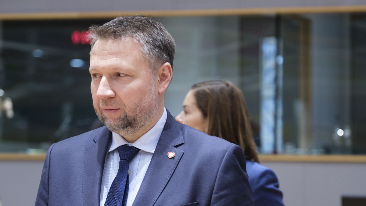 BRUSSELS, BELGIUM - MARCH 4: Polish Minister of Internal Affairs and Administration Marcin Kierwinski attends an EU Home Affairs Ministers meeting in the Europa building on March 4, 2024 in Brussels, Belgium. Ministers will exchange views about the general state of the Schengen area, the European free travel zone, and the recently presented evaluation of the EU law establishing Frontex (the EU border and coast guard regulation).  (Photo by Thierry Monasse/Getty Images)