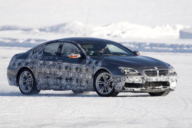 BMW M6 Gran Coupé przyłapane na śniegu