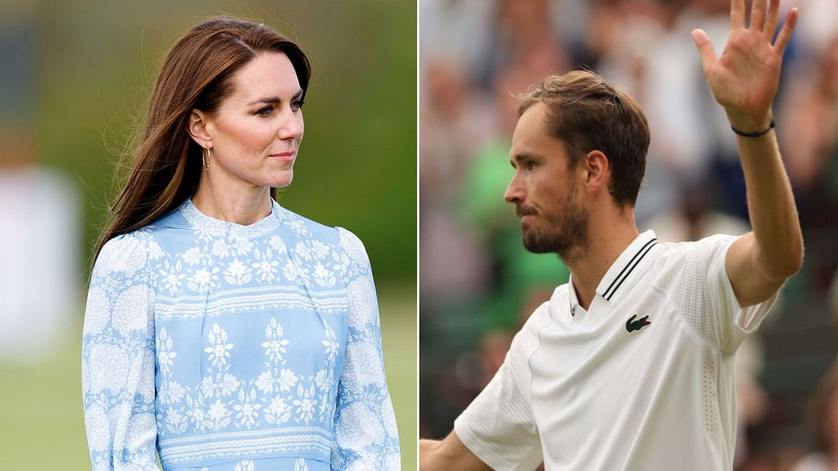 Zdjęcie okładkowe artykułu: Getty Images / Photo by Max Mumby/Indigo/Getty Images/ EPA/NEIL HALL / Na zdjęciu: Kate Middleton/Danił Miedwiediew