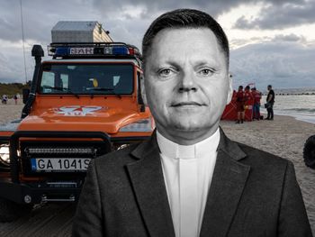Prosili, żeby nie wchodzili do wody. Ksiądz z Lęborka utonął w Darłówku