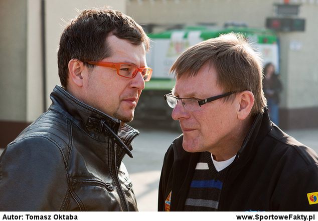 Maciej Polny w rozmowie ze Stanisławem Chomskim (fot. Tomasz Oktaba)