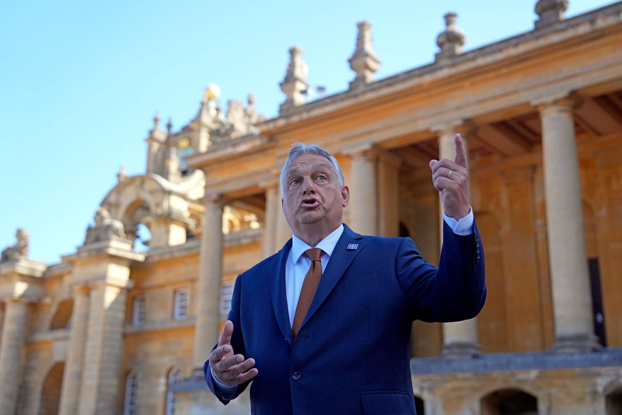 Hungary has a problem with Ukraine's movement. In the photo, Hungarian Prime Minister Viktor Orban.