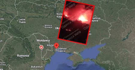 Masowy atak dronów na Odessę. Pożary i ranni