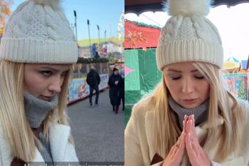 Pojechała na jarmark do Poznania. "Idealne trio, żeby nie wyjść z toalety"