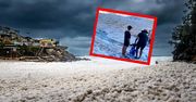 To nie śnieg. Niebywałe zjawisko na plaży w Australii