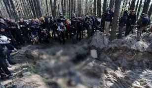 Zbrodnia Rosjan w Motyzinie. Pokazano masowy grób