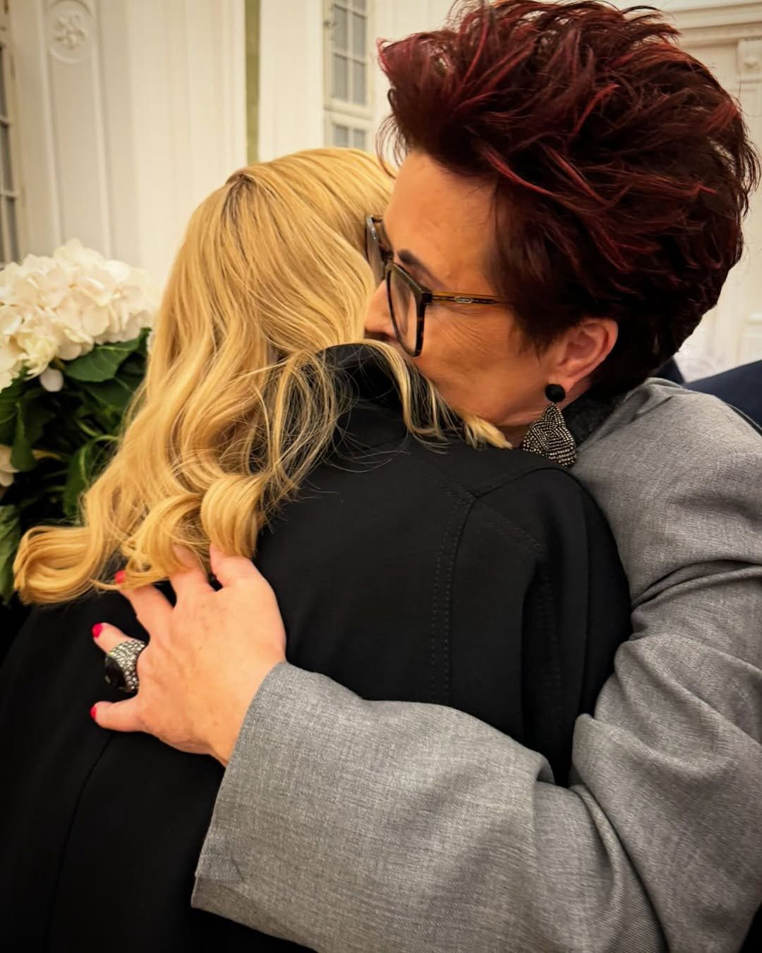 Agata Młynarska i Jolanta Kwaśniewska