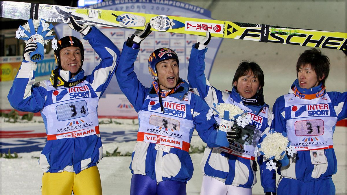 Na zdjęciu od lewej: Noriaki Kasai, Daiki Ito, Takanobu Okabe i Shohhei Tochimoto