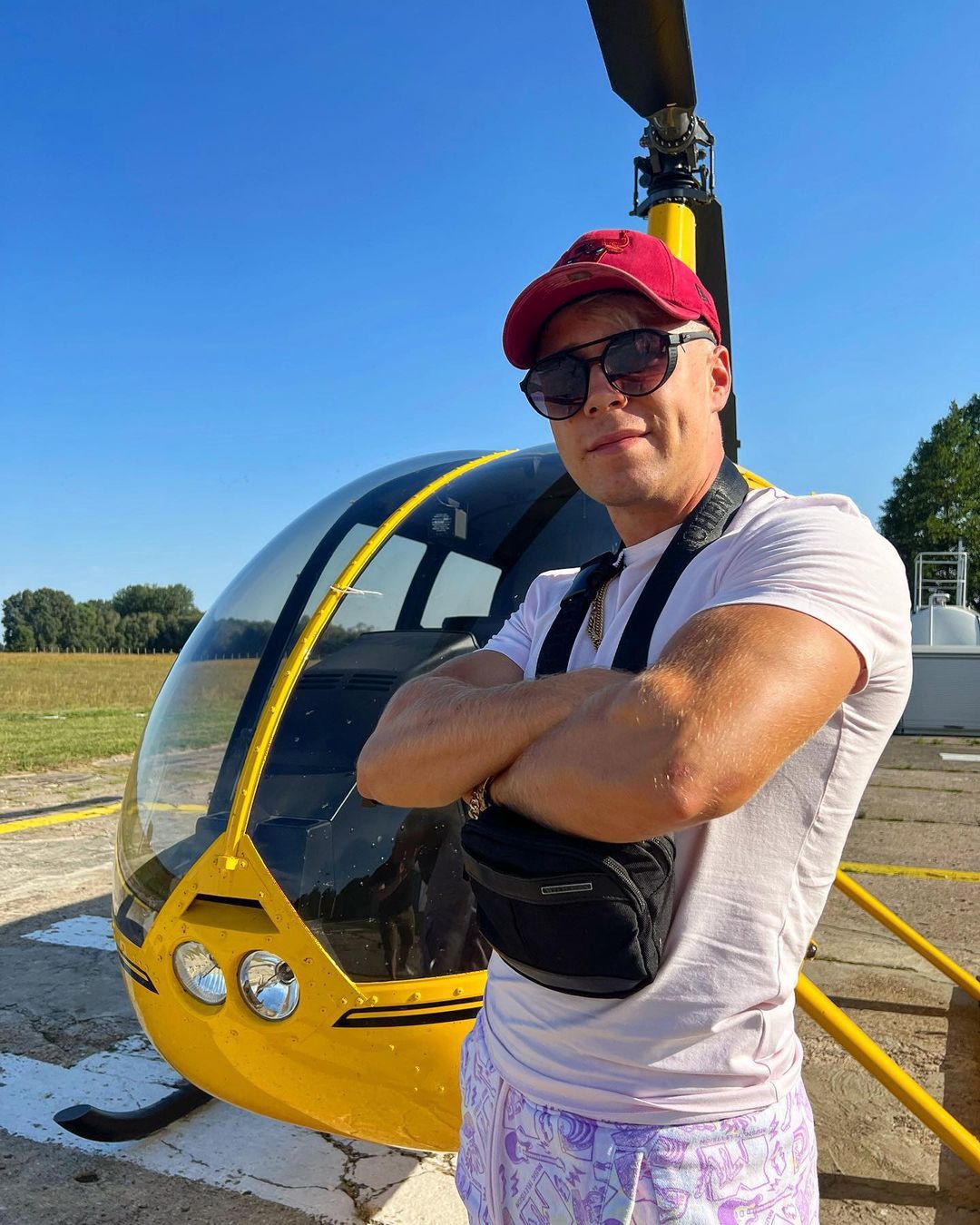 Skolim lata helikopterem na koncerty.