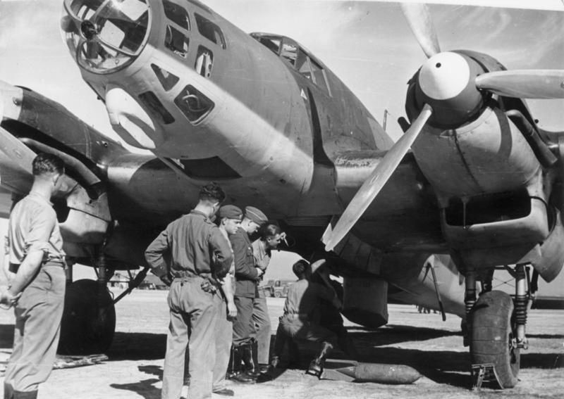 Heinkel He 111 Legionu Condor na zdjęciu z 1939 r.
