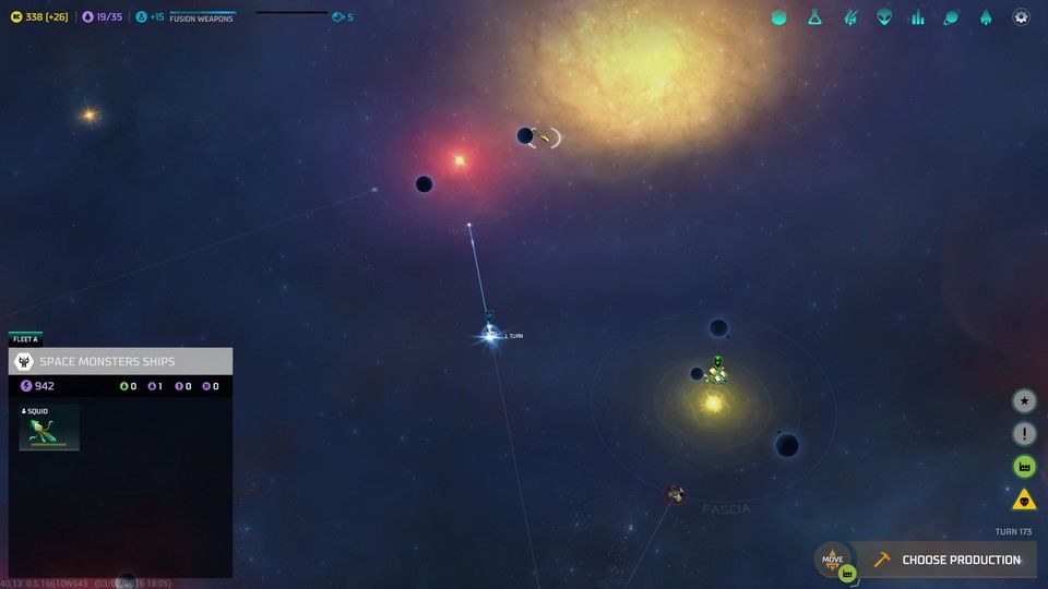 Master of Orion: Conquer the Stars - odkrywanie kosmosu