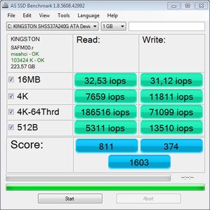 AS SSD Benchmark