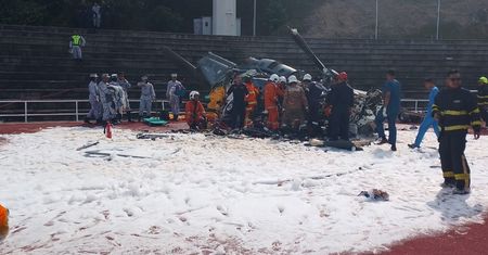 Tragedia w Malezji. W zderzeniu helikopterów zginęło dziesięć osób
