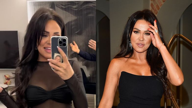 Sylwia Bomba odsłania sylwetkę w prześwitującej mini