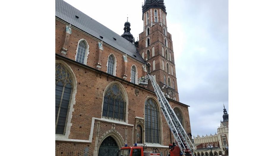 Kraków. Bazylika Mariacka została zbudowana w XV wieku.