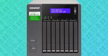 QNAP TVS-882ST3 - NAS z możliwością łatwego przesyłania filmów 4K na żywo