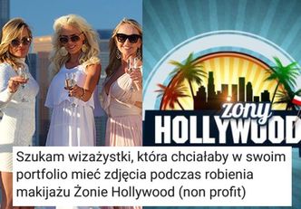 Asystent "Żon Hollywood" szuka makijażystki za "wpis do CV"...