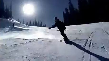 Justin Bieber jeździ na snowboardzie!
