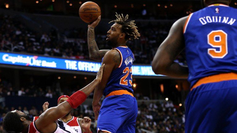 Zdjęcie okładkowe artykułu: AFP /  / Na zdjęciu: Derrick Williams w barwach Knicks