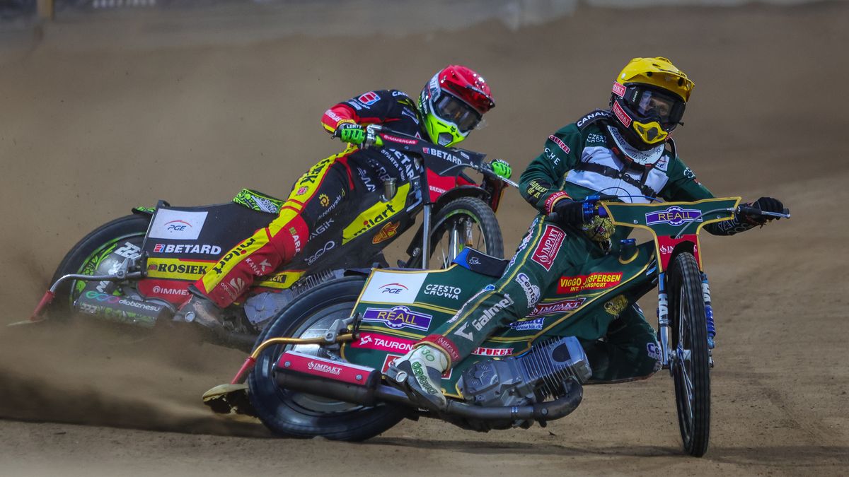 WP SportoweFakty / Patryk Kowalski / Na zdjęciu: Leon Madsen przed Artiomem Łagutą