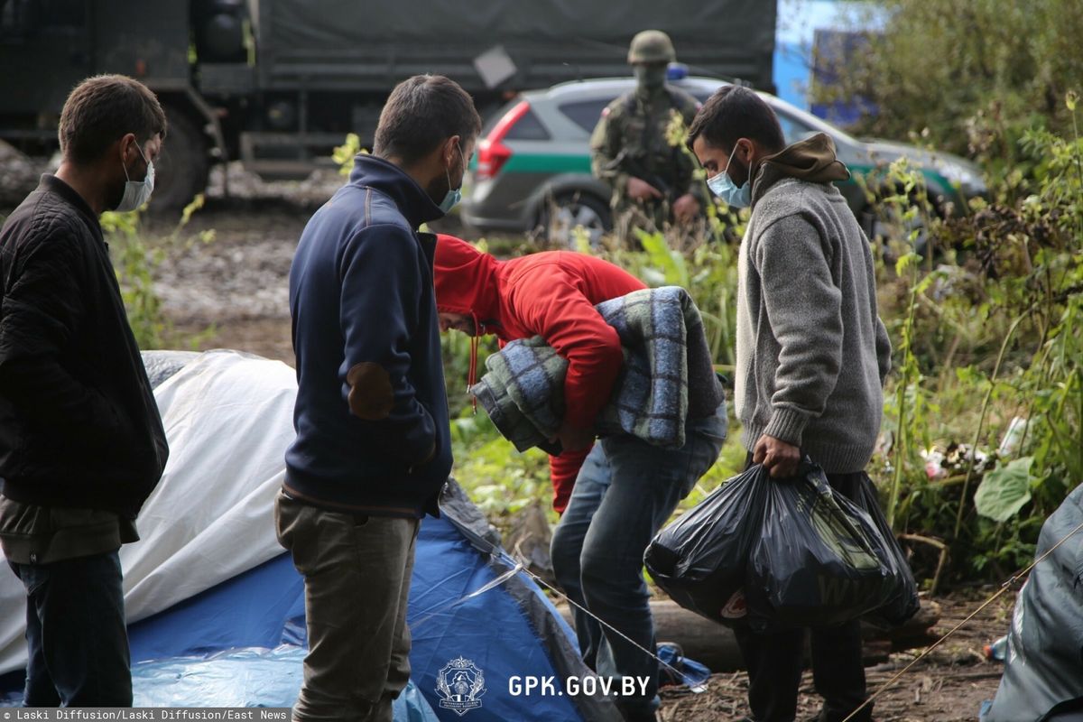 Migranci w Usnarzu. Jest komunikat polskiej dyplomacji 