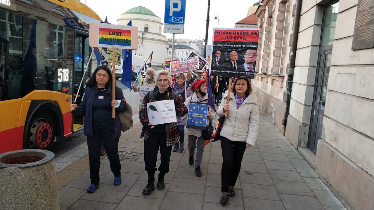 Ustawa "Stop LGBT" w Sejmie. Protesty w Warszawie 