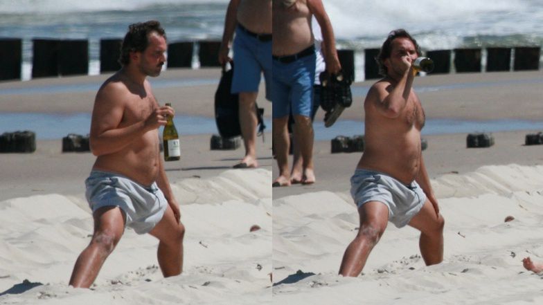 Lara Gessler i Piotr Szeląg z córką Neną