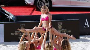 Bell Arto Cheerleaders na turnieju World Tour Warszawa 2018 (galeria)