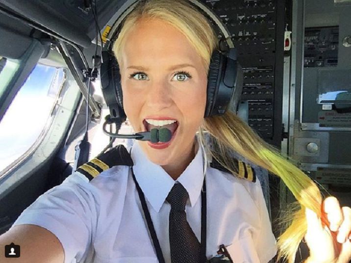 25-latka jest prawdziwą "miss lotnictwa”. Jej profil na Instagramie obserwuje 400 tys. osób