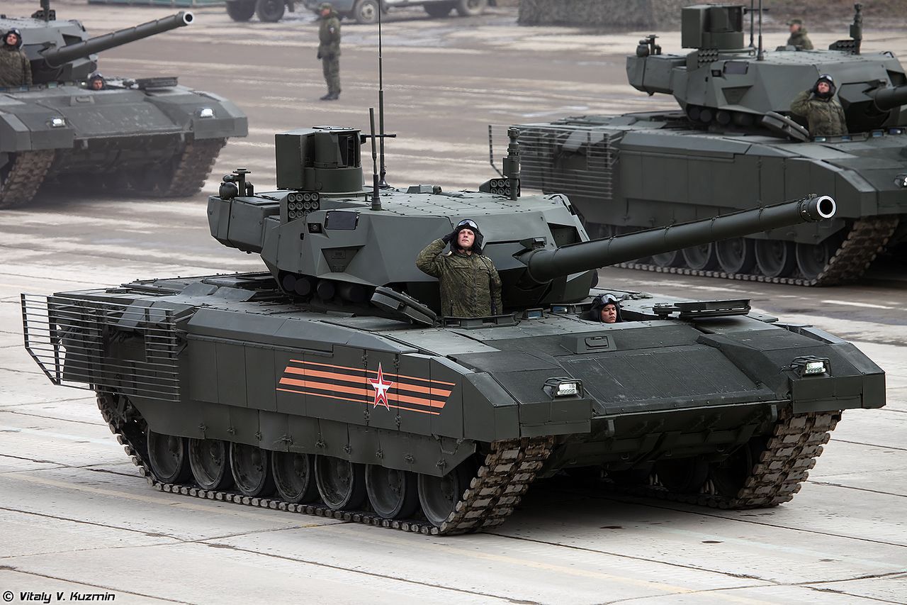 Rosyjskie czołgi T-14 Armata