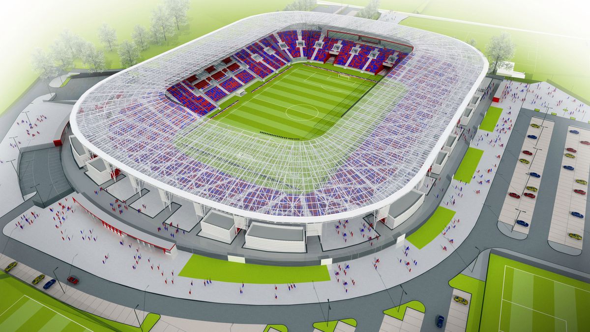 Zdjęcie okładkowe artykułu: Materiały prasowe /  / Wizualizacja nowego stadionu Pogoni Szczecin