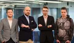 Szymon Jadczak, Patryk Słowik, Dariusz Faron i Patryk Michalski w Wirtualnej Polsce